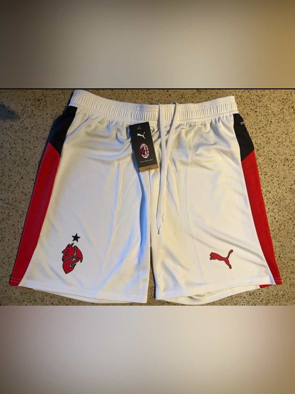 AC Milan ACM Puma 24/25 Away Drycell Soccer Football Shorts Size Small